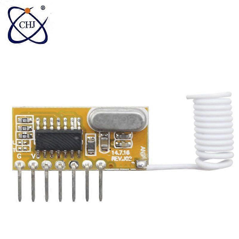 Compatible 315/433M superheterodyne wireless decoding receiver module, 4-channel output, high-sensitivity, low-power wireless receiver head, 433M