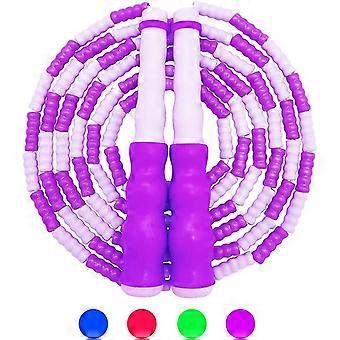 Jump Rope For Kids, Soft Beaded Segment Skipping Rope, Tangle-free Adjustable Tangle
