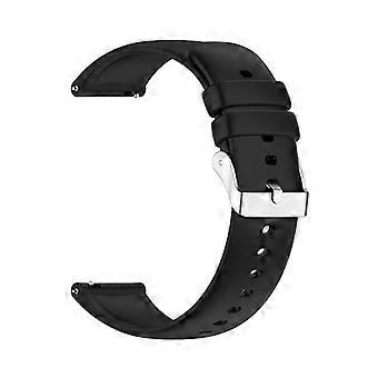 Elite Silicone Watch Bands - Quick Release - 20mm Watch Straps Fit for Huawei Watch3/GT3 (Black, Package Does Not Include Watch)