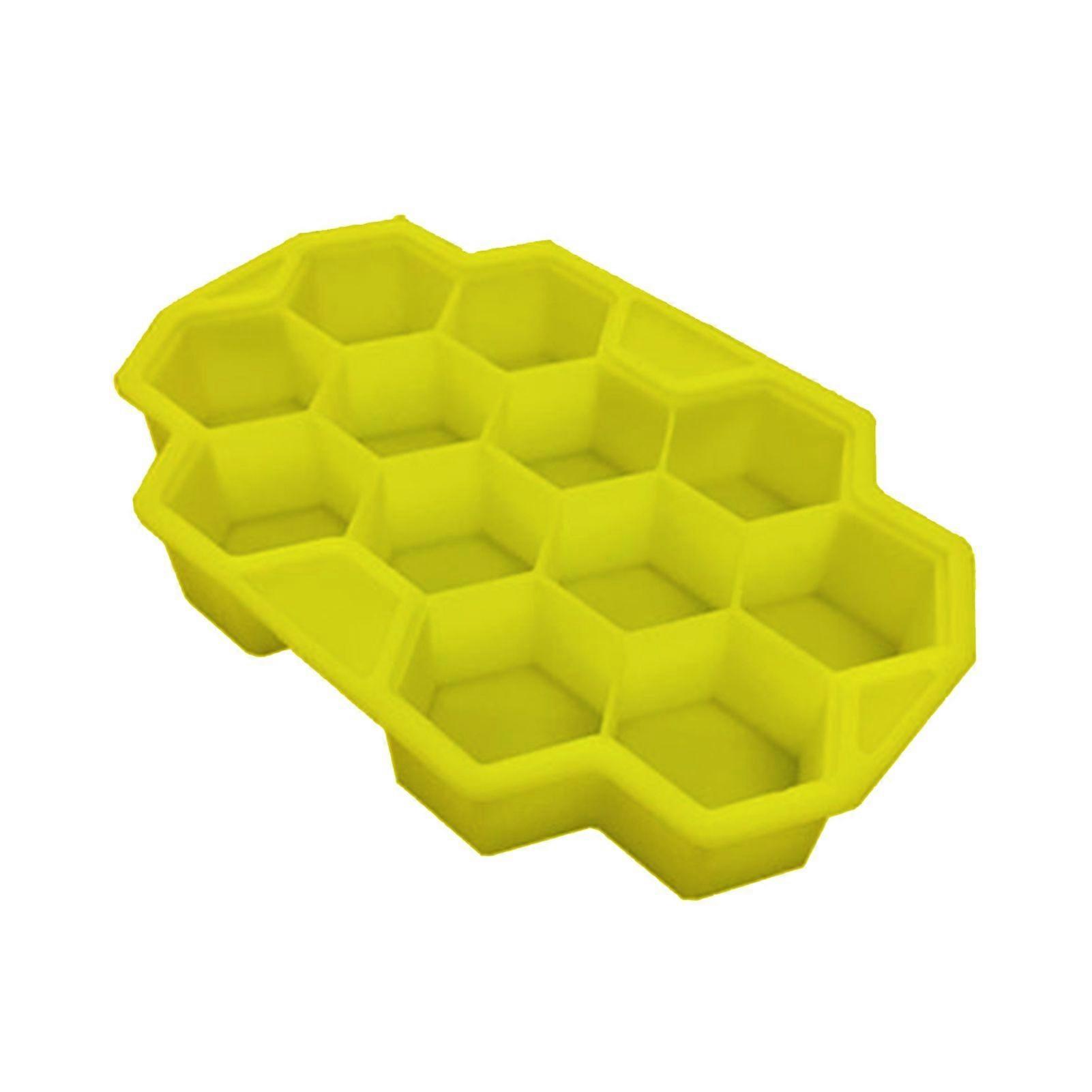 Mini Honeycomb Shape Silicone Ice Cube Tray Mold Maker for Kitchen