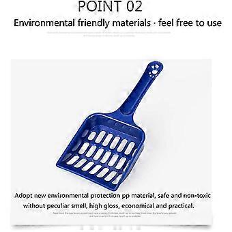Litter Scooper Sifting Shovel Cat Strong Handle Easy to Clean Sift Handle Dog Pooper Scooper Long Scoop Sift Handle 20*9cm