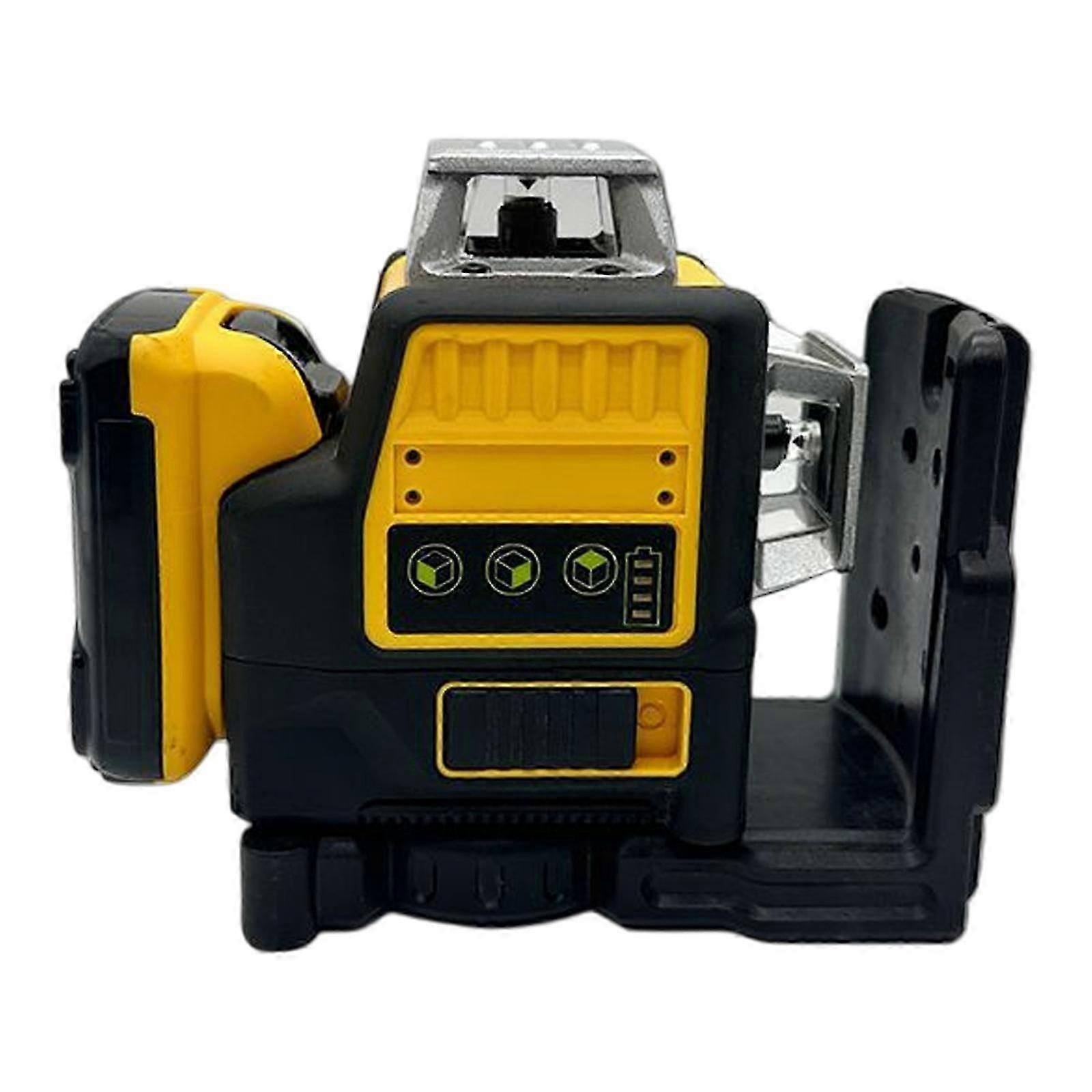 Niveau laser 3D haute précision, pile 12 V, faisceau vert, pour une utilisation intérieure et extérieure (outil de construction)_zyac