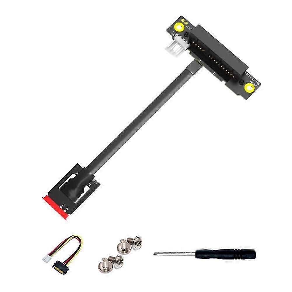 15YA PCI-E 4X to M.2 A+E Key Adapter Cable Extender Risers compatible with Graphics Card Interface Extension Cable 20cm