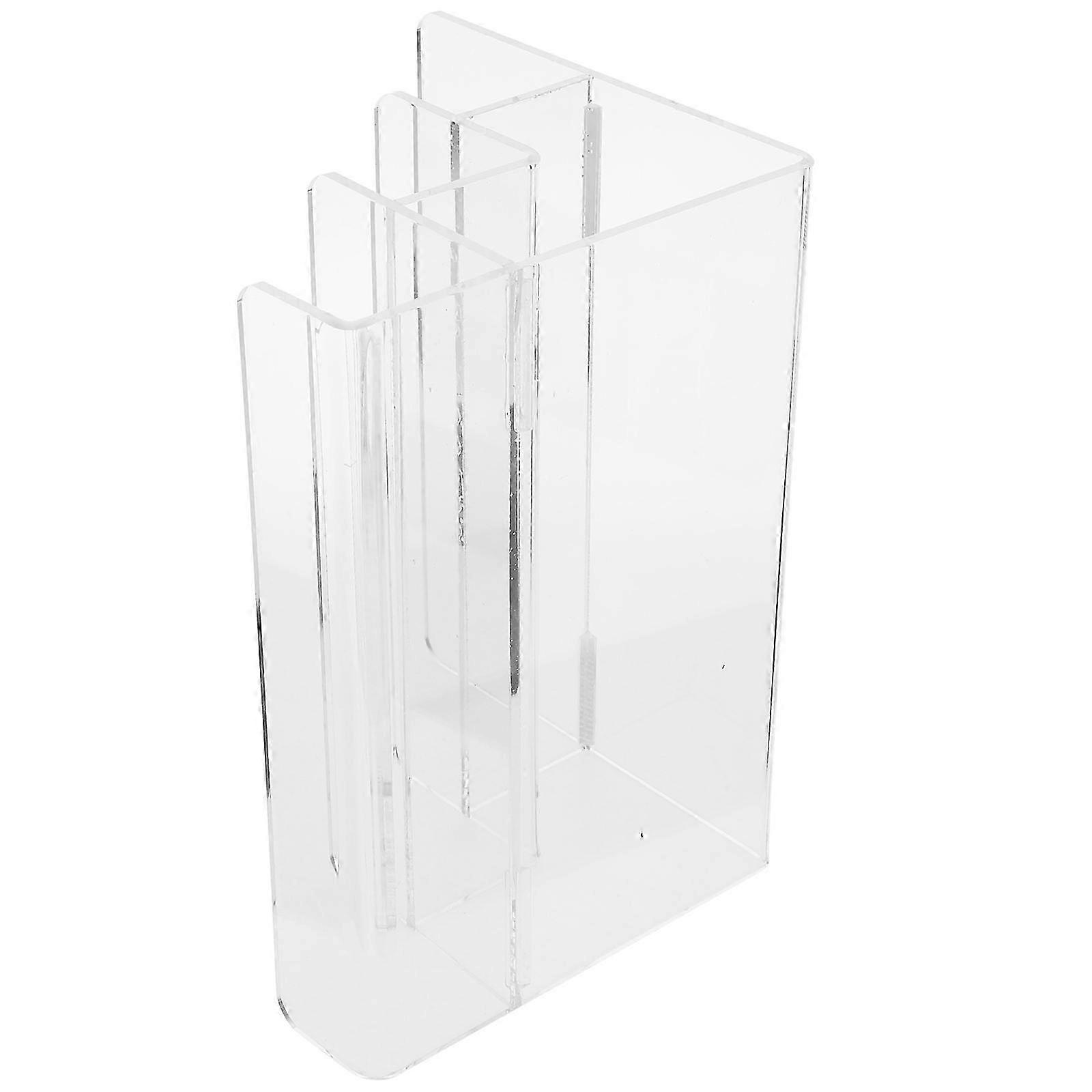 Wallet Holder Stand Multi-Tier Display Stand Acrylic Riser Storage Solution Wallets 1Set