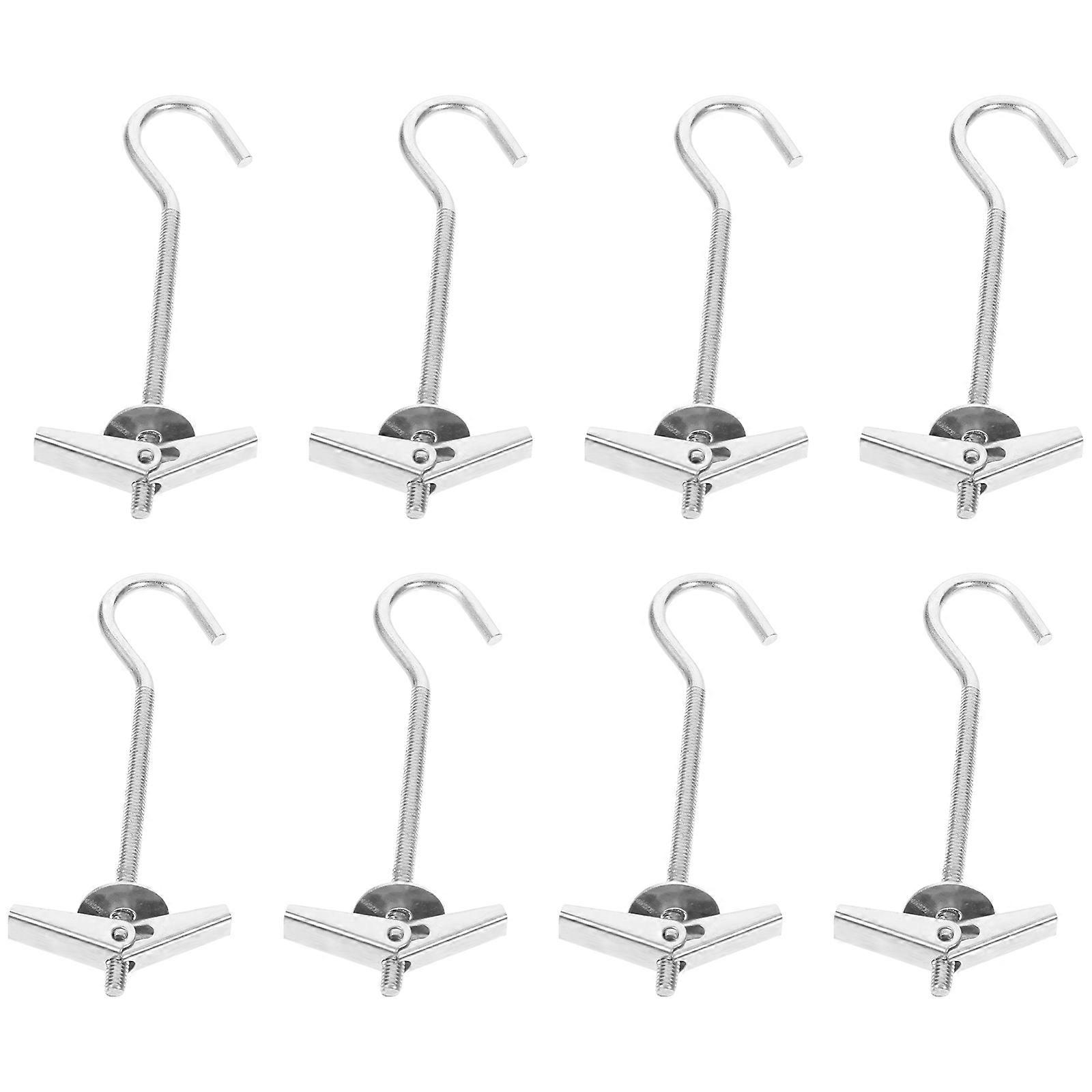 12pcs  Ceiling Hooks Ceiling Bracket Hooks Heavy Duty Metal Ceiling Toggle Wing Hook