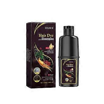 Hair Coloring Shampoo (Brown): Herbal extracts, moisturizing and nourishing, suitable for home use, scalp cleansing and styling.