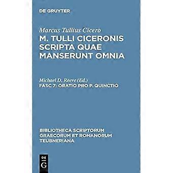 Oratio Pro P. Quinctio - Marcus Tullius Cicero - Hardcover - Latin Book - History