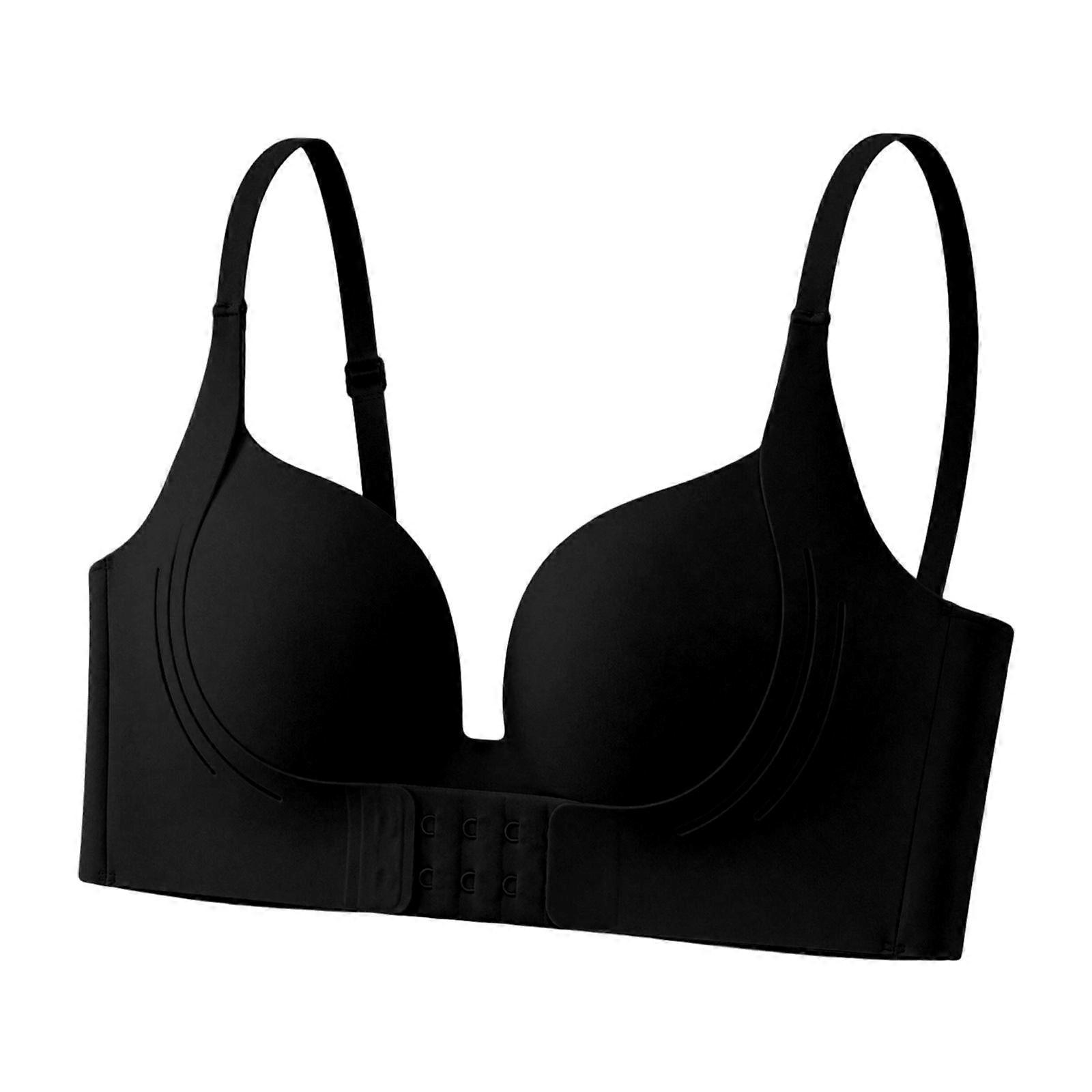 Seamless Three-Dimensional Support Push-Up Bra Comfortable Skin-Friendly Front Buckle