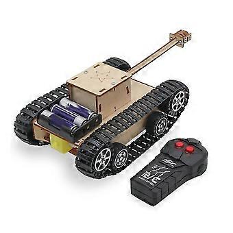 Tanque de controle remoto de alta qualidade, modelo de carro elétrico bidirecional, tecnologia de carro modelo pequeno pr