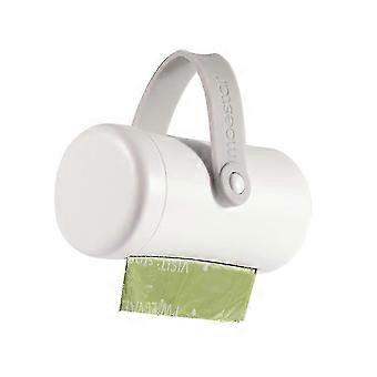 Moestar Dog Poop Bag Dispenser Pet Poop Waste Picker Trash Bag Holder Dog Walking Accessory (inget ljus)