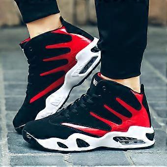 Men's High Top Basketball Shoes, Suitable For Running, And Daily Wear
