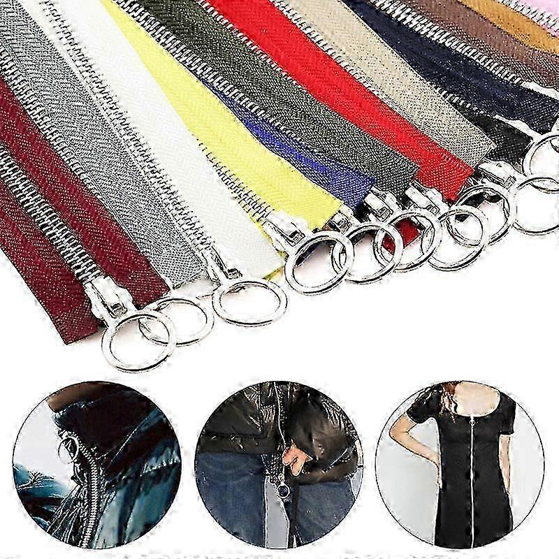Zinc Alloy Round Ring Two Way Zipper