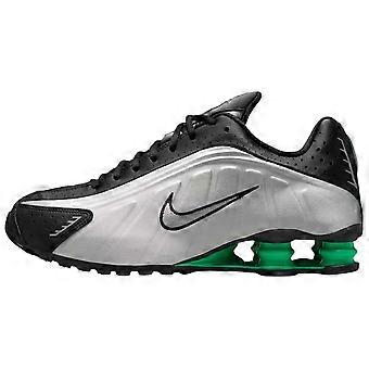 Nike Shox R4 Halkfria Slitstarka Låga Löparskor Herr Silver Svart HQ1988-006