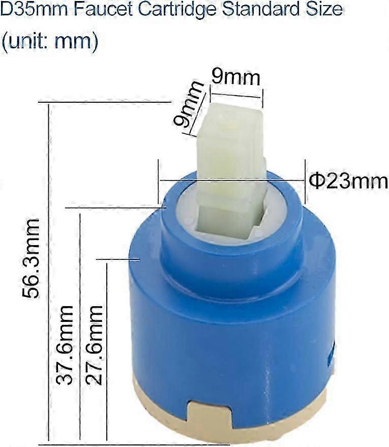 Single Handle 35mm Ceramic Cartridge Replacement