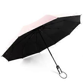 Automatic Umbrella Windproof Compact Folding Travel Umbrella with QuickDry Fabric for Men and Women