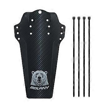 Mountain Bike Fender Mud Guard Bike Splash Guard with Cable Ties SO