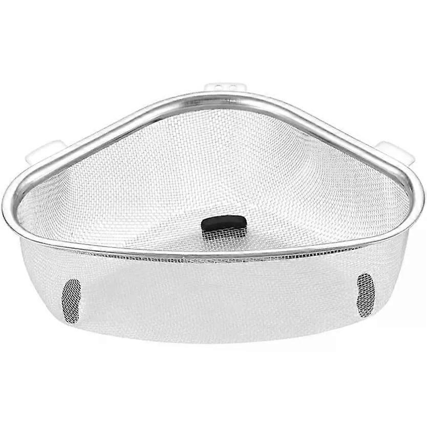 Kitchen Strainer Corner Basket for Sink Drainer Rack
