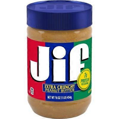 Jif Crunchy Peanut Butter, 16 oz