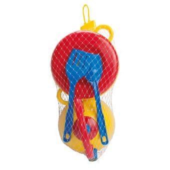 Dantoy Classic Kettle & Pot Set 7pcs Kids Pretend Play Kitchen Cooking Toy Set
