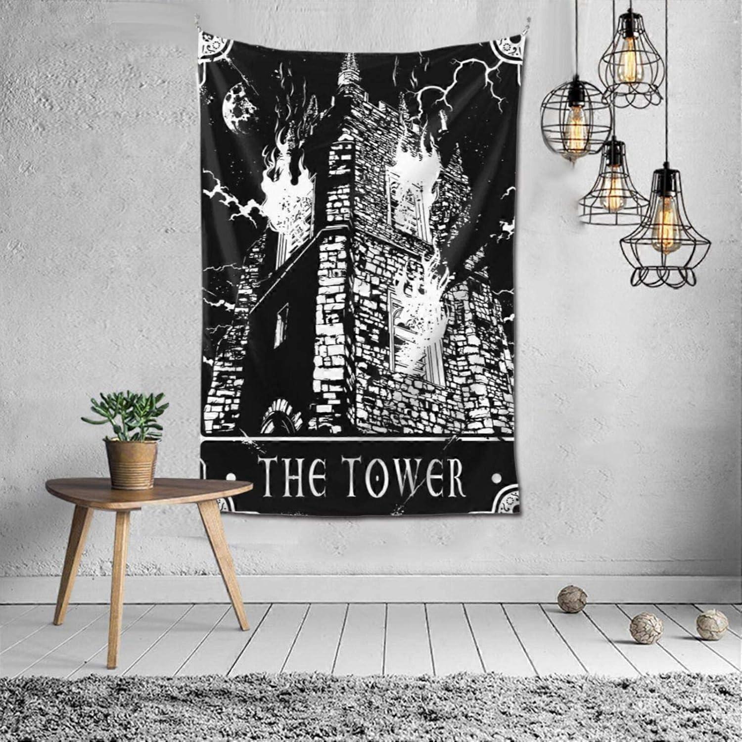 Tarot Tower Tapestry 1/4"