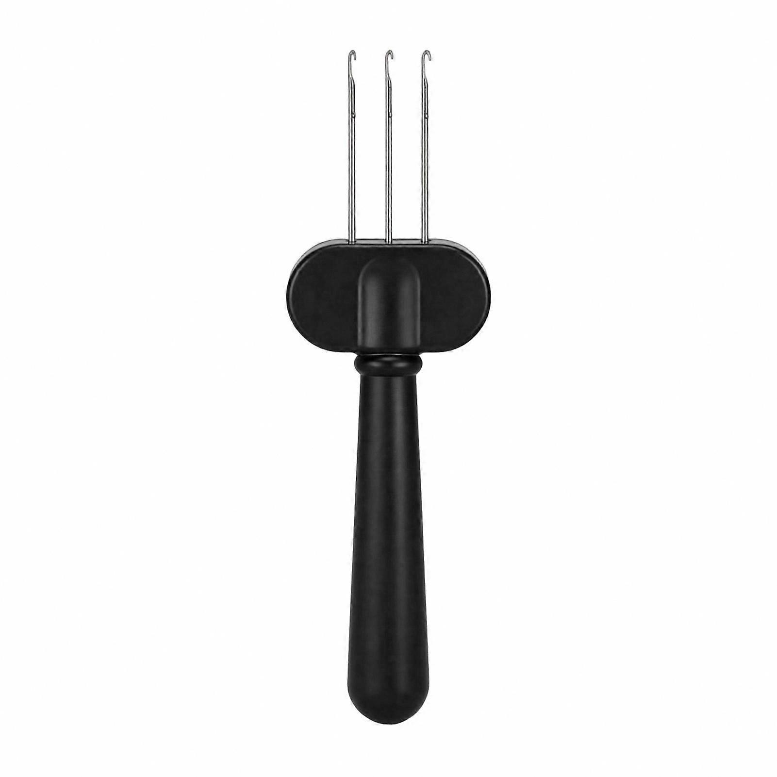 Binding-Off Edging & Yarn Weaving 3/4 Latch Hook Crochet & Knitting Tool