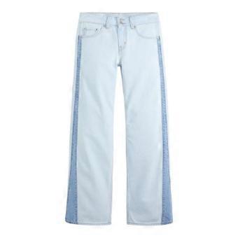 Levis Womens/Ladies Side Stripe Low Rise Wide Leg Jeans