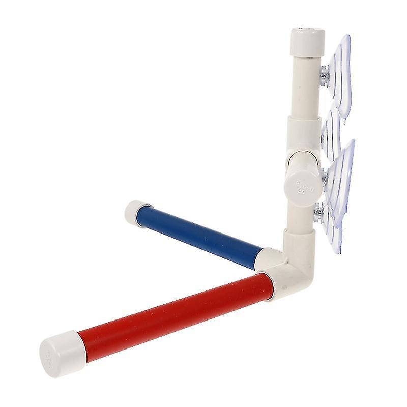 20X20x15cm Assorted Color Shower Arms & Connectors Bird Showering Stand Bird Bathing Toy Wall-mounte