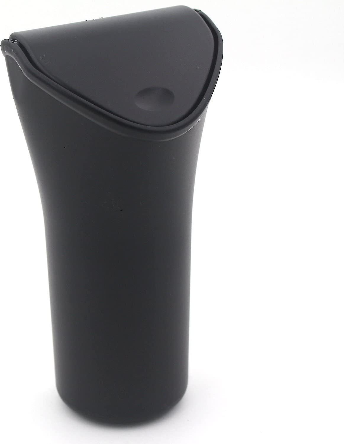 Car Trash Can Auto Garbage Can Fits Cup Holder,seatback Or Door With Lid Black