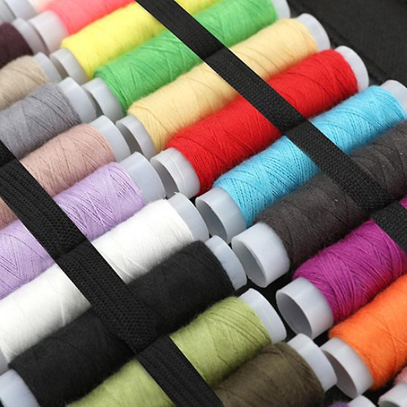 126Pcs/Set Sewing Kit Scissors Needle Thread Portable for Home Stitching Hand Sewing Tool