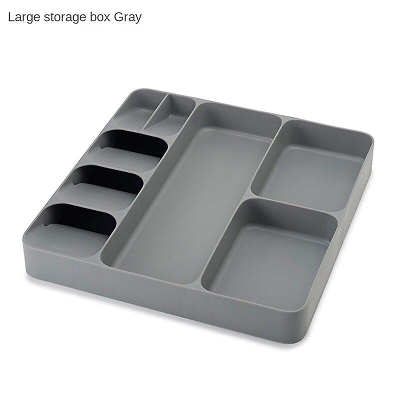 Practical Kitchen Cutlery Storage Tray Spoon Knife Fork Tableware Organizer Pp Container Tableware Separation Storage