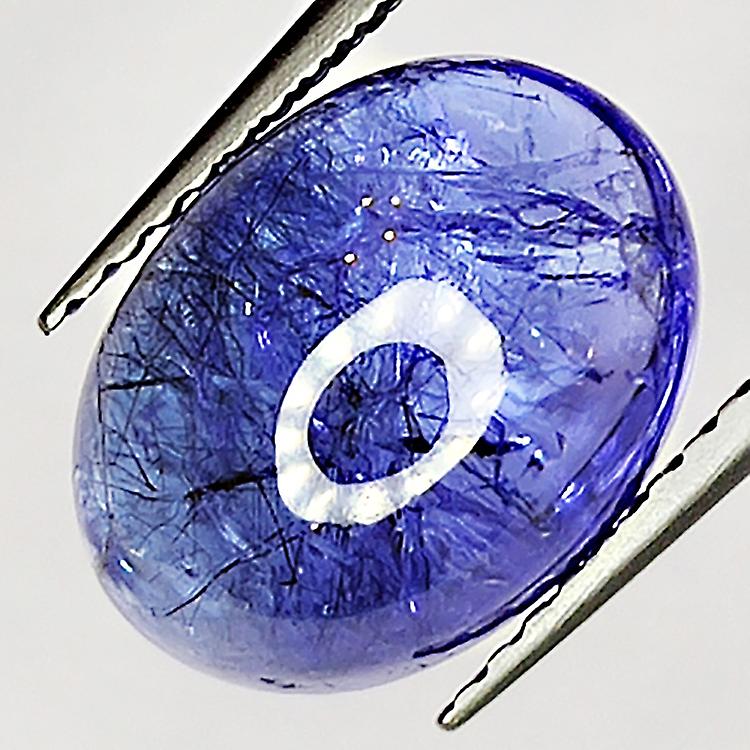 5.40ct Tanzanite Cabochon Oval 11x8mm awo97