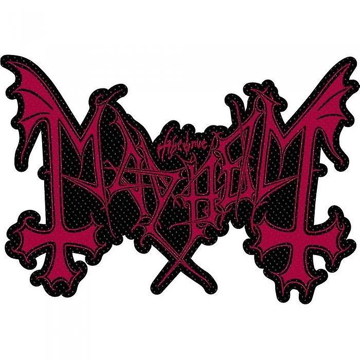 Mayhem Logo Geweven Uitgesneden Patch