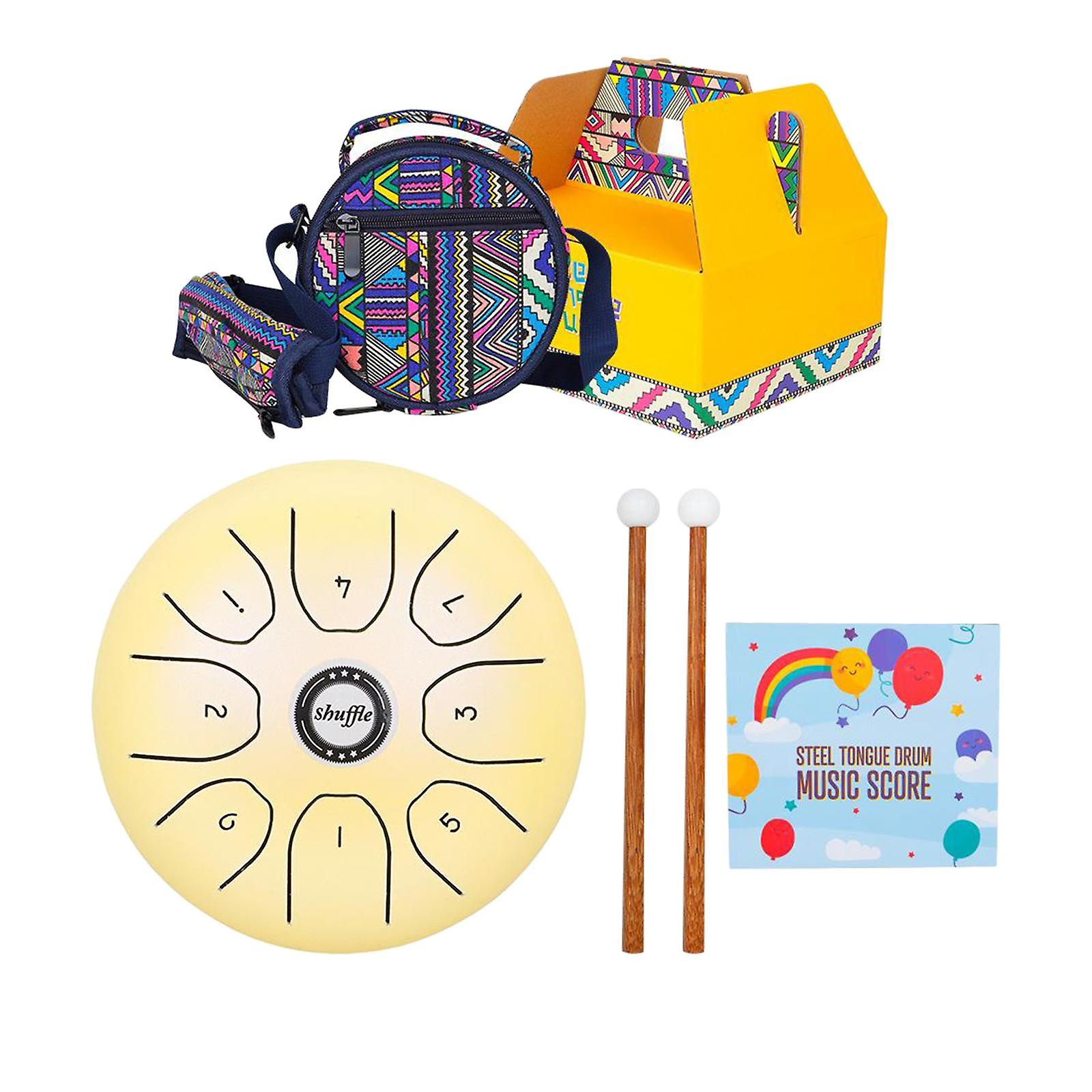 Steel Tongue Drum 8 Tone 5.5