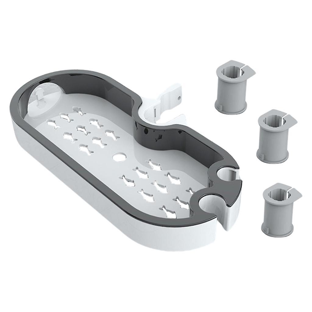 Plastic No Drilling Shower Shelf Hanging Shower Rack Adjustable Height