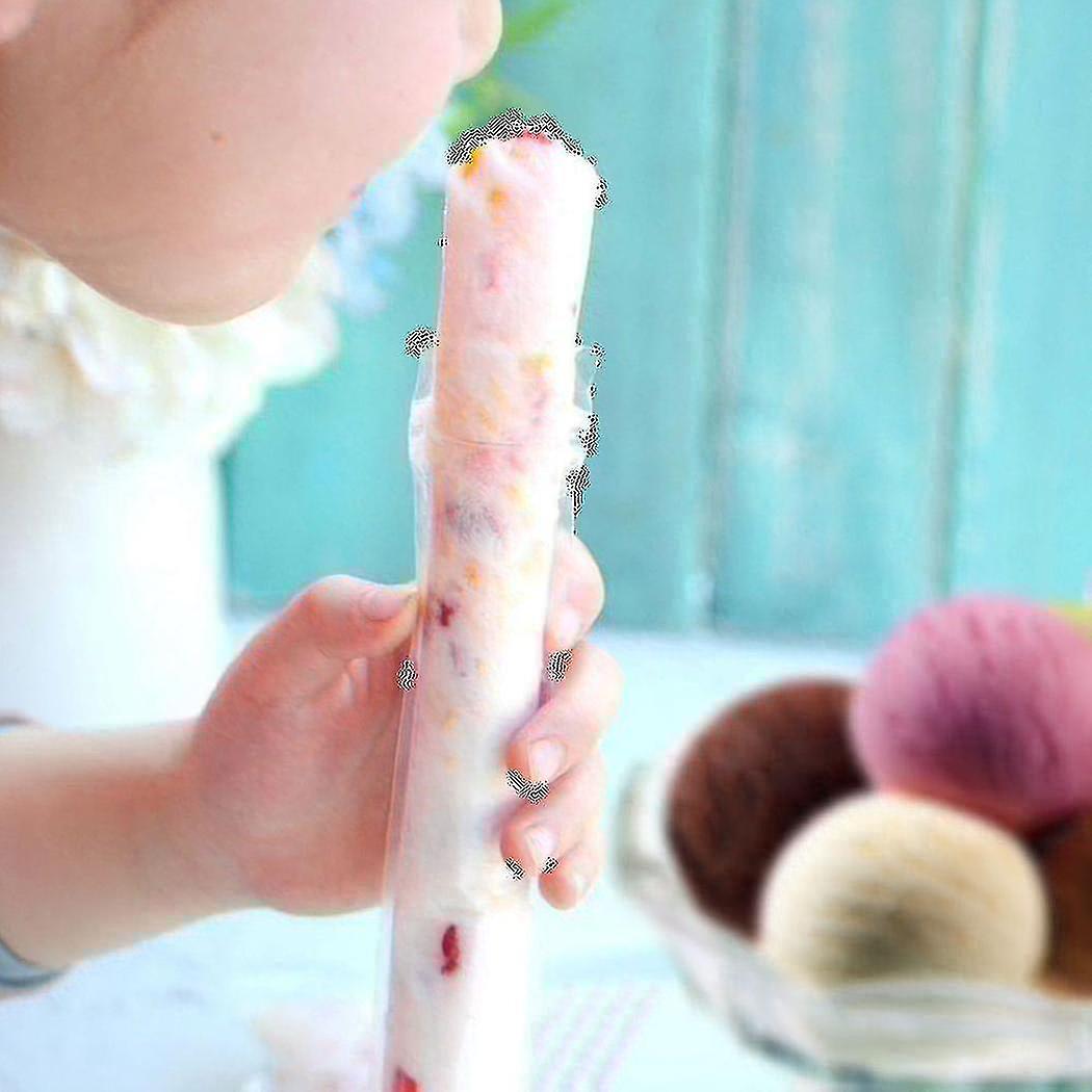 100 Stück Einweg-DIY Eis Eis Eis Eis Stiel Form Creme Werkzeuge Form Gefrierschrank Eis Pack Eiscreme