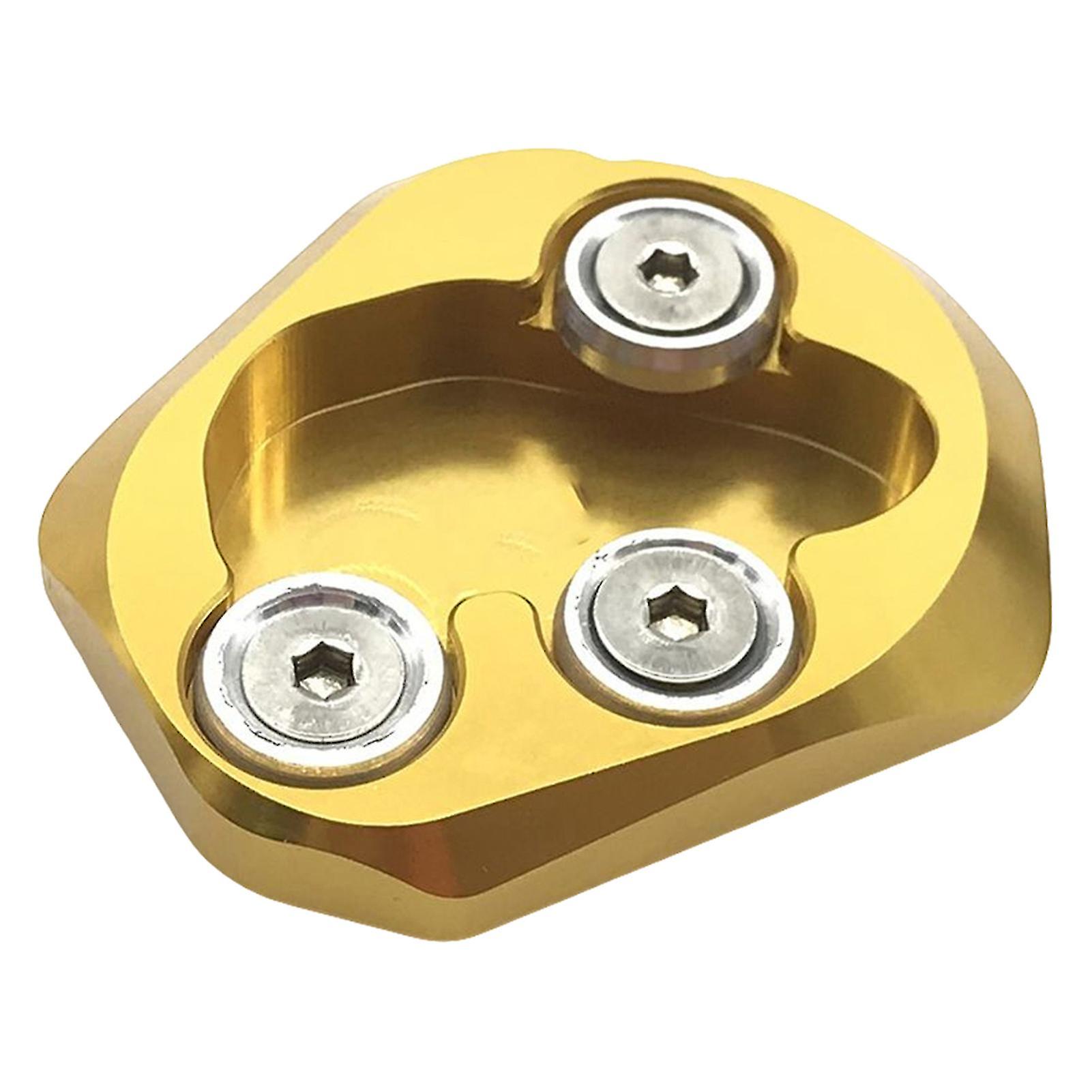 Motorcycle Kickstand Side Stand Extension Enlarger Pad Foot Support Frame Plate Modification Parts Aluminum Alloy Kickstand Non-slip Pad Bracke