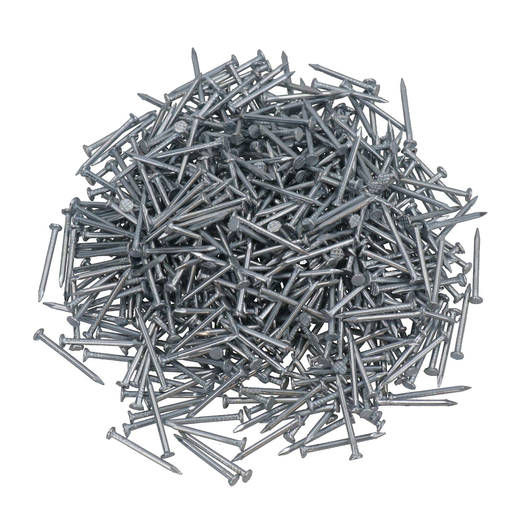 20mm / 3/4” Flat Headed Multi Purpose Nails Panel Pins Tacks Carpentry 600pc