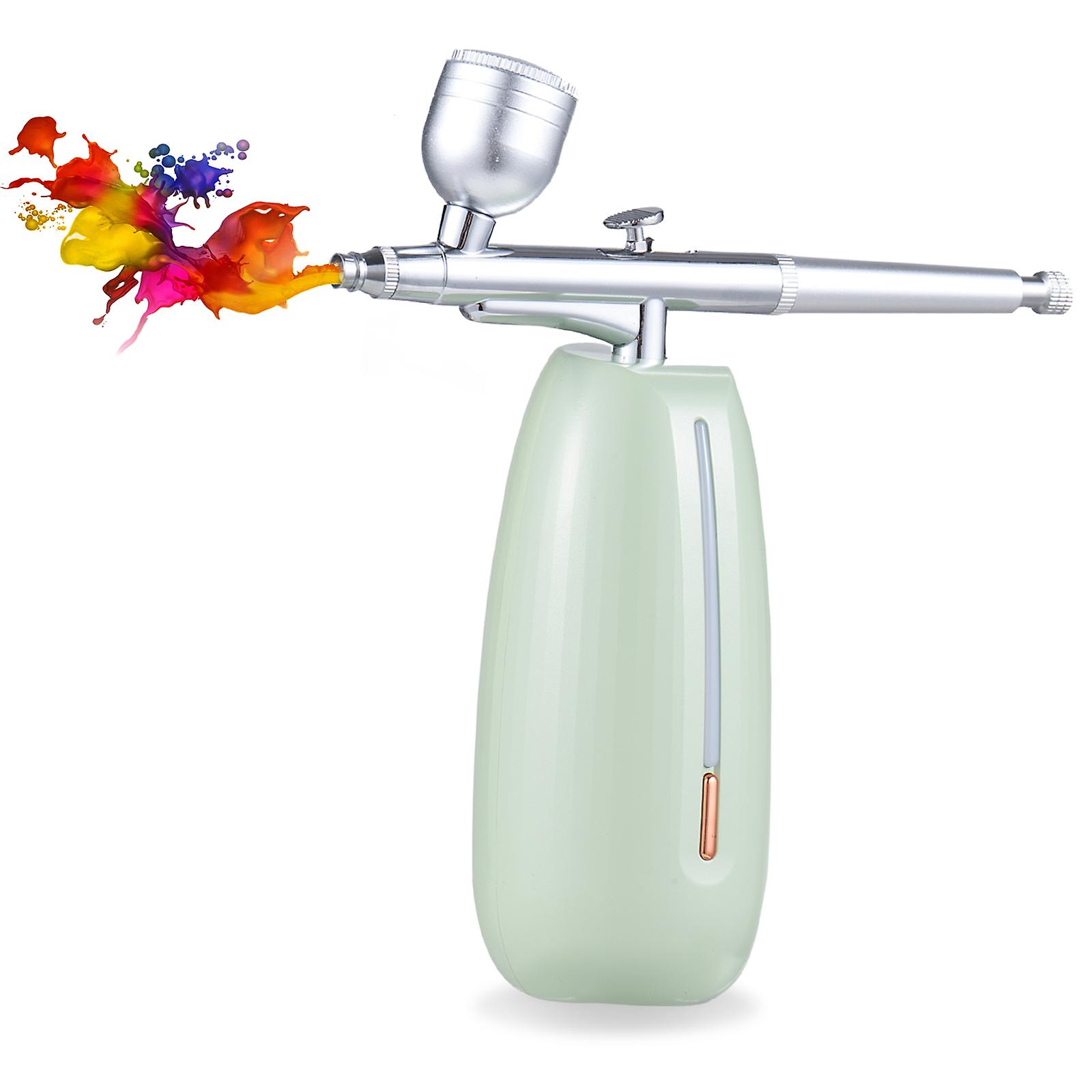 コンプレッサー付きポータブルエアブラシハンドヘルドコードレスエアブラシペン