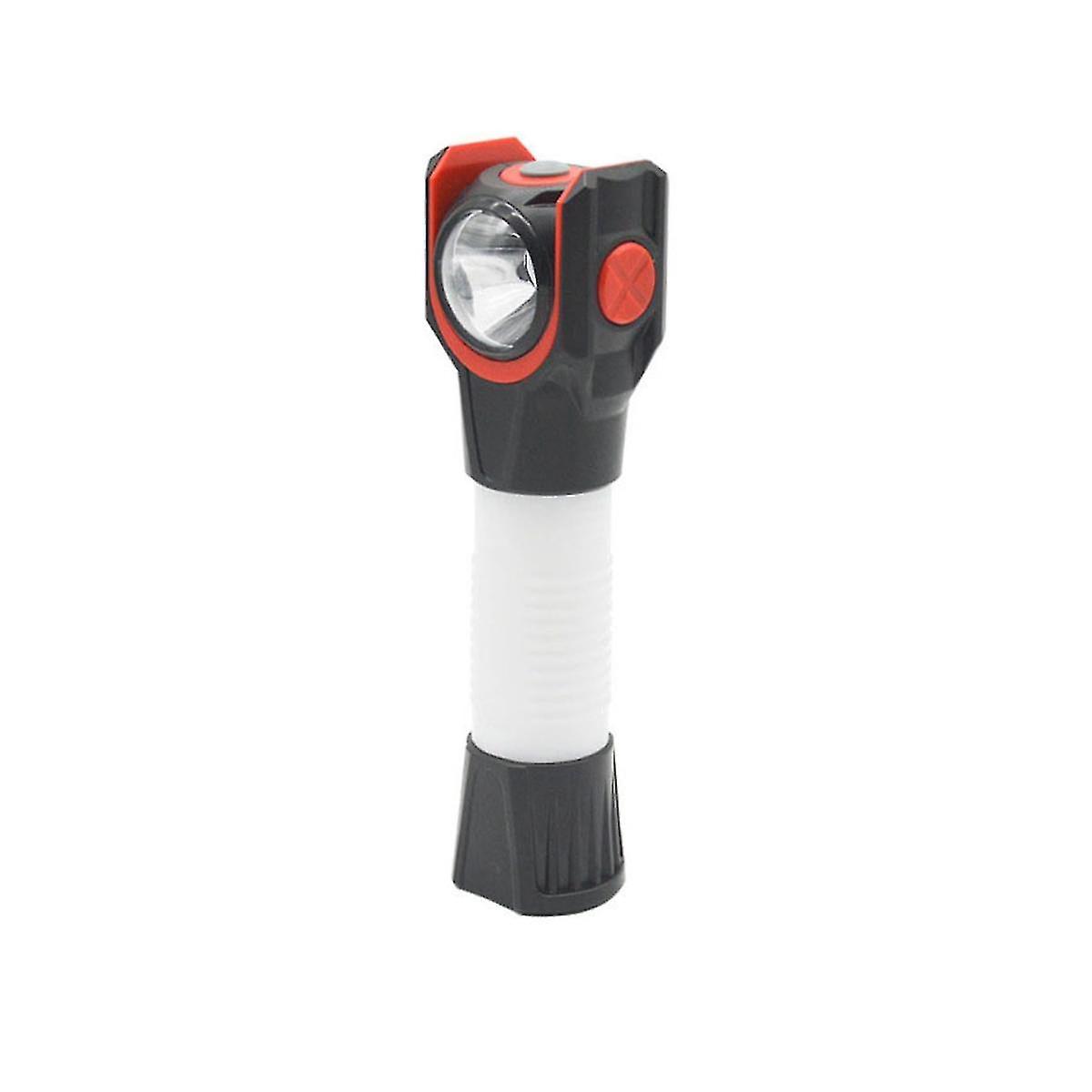 Camping Light Rechargeable Abs Waterproof Flashlight Floodlighting Flashlight Rotating Multi-