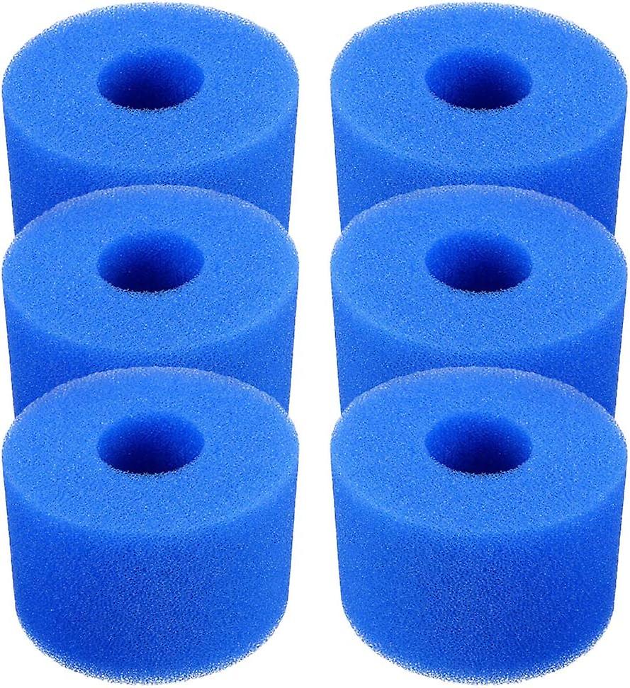 6er Pack Poolfilter waschbare Ersatzelemente