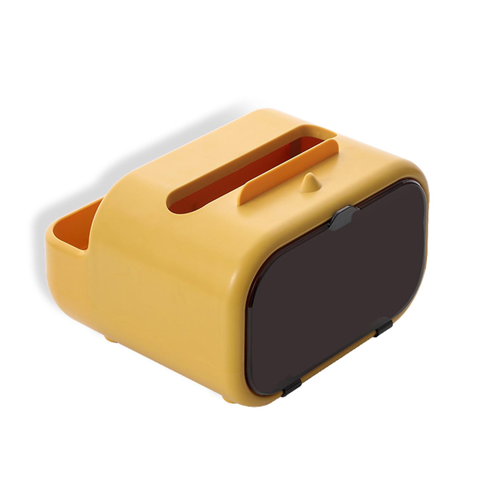 Household Cartoon Plastic Tissue Box Simple Desktop Storage Tissue Box