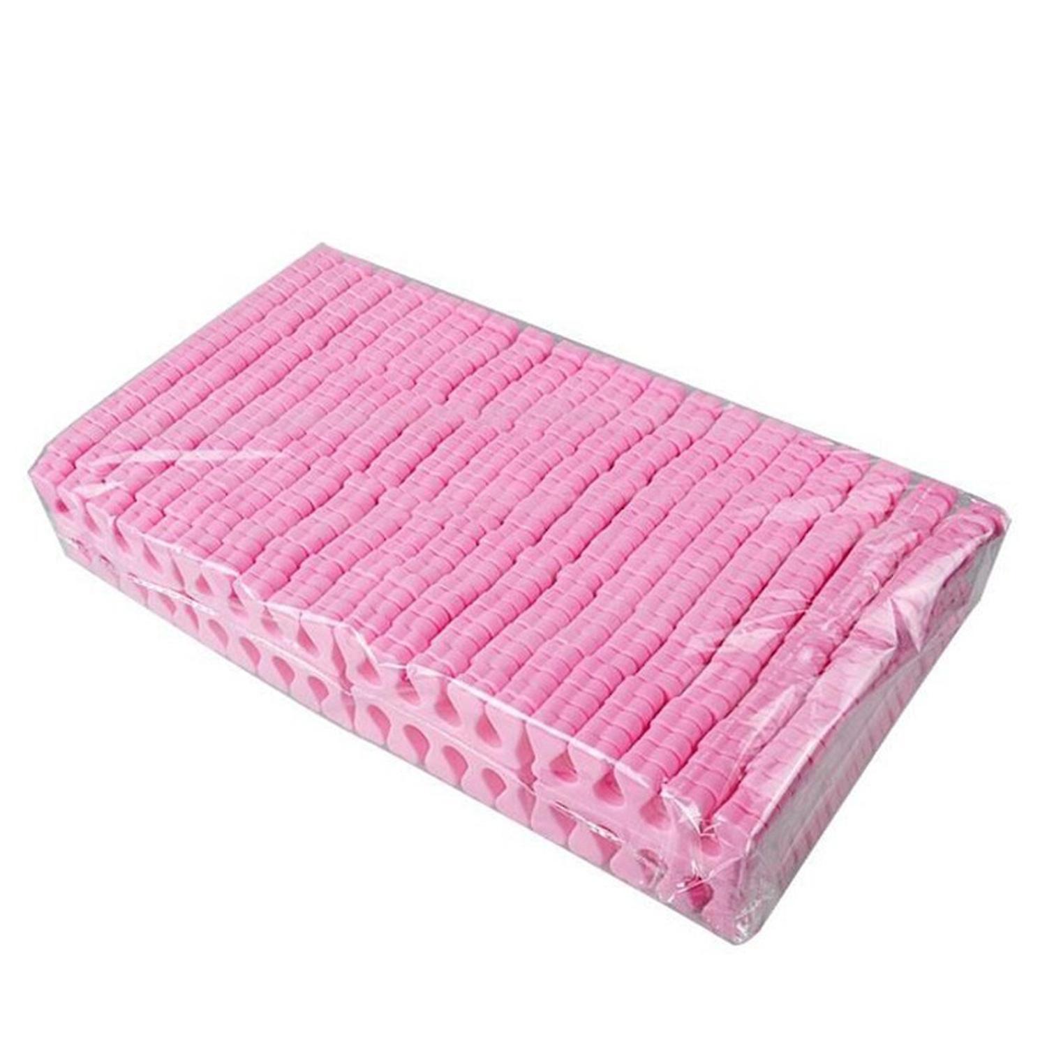 100Pairs/Set Soft Toe Separators Anti-Scratch Sponge Pedicure Toe Bulk Nail Art Finger Stretcher for