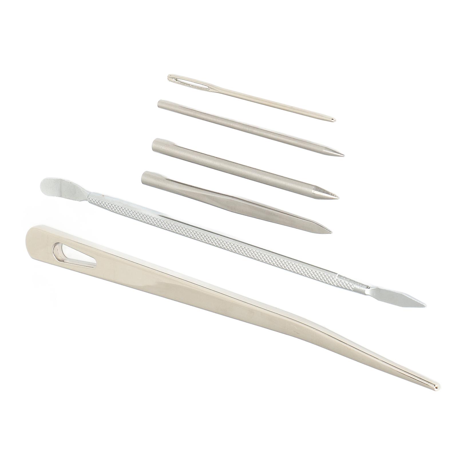 6Pcs Paracord Toolss Set Stainless Steel Paracord Stitching Lacing Needles Knitting Tool Auxiliary Tools