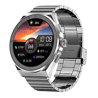 1,45 inch stalen band IP68 waterdicht smartwatch