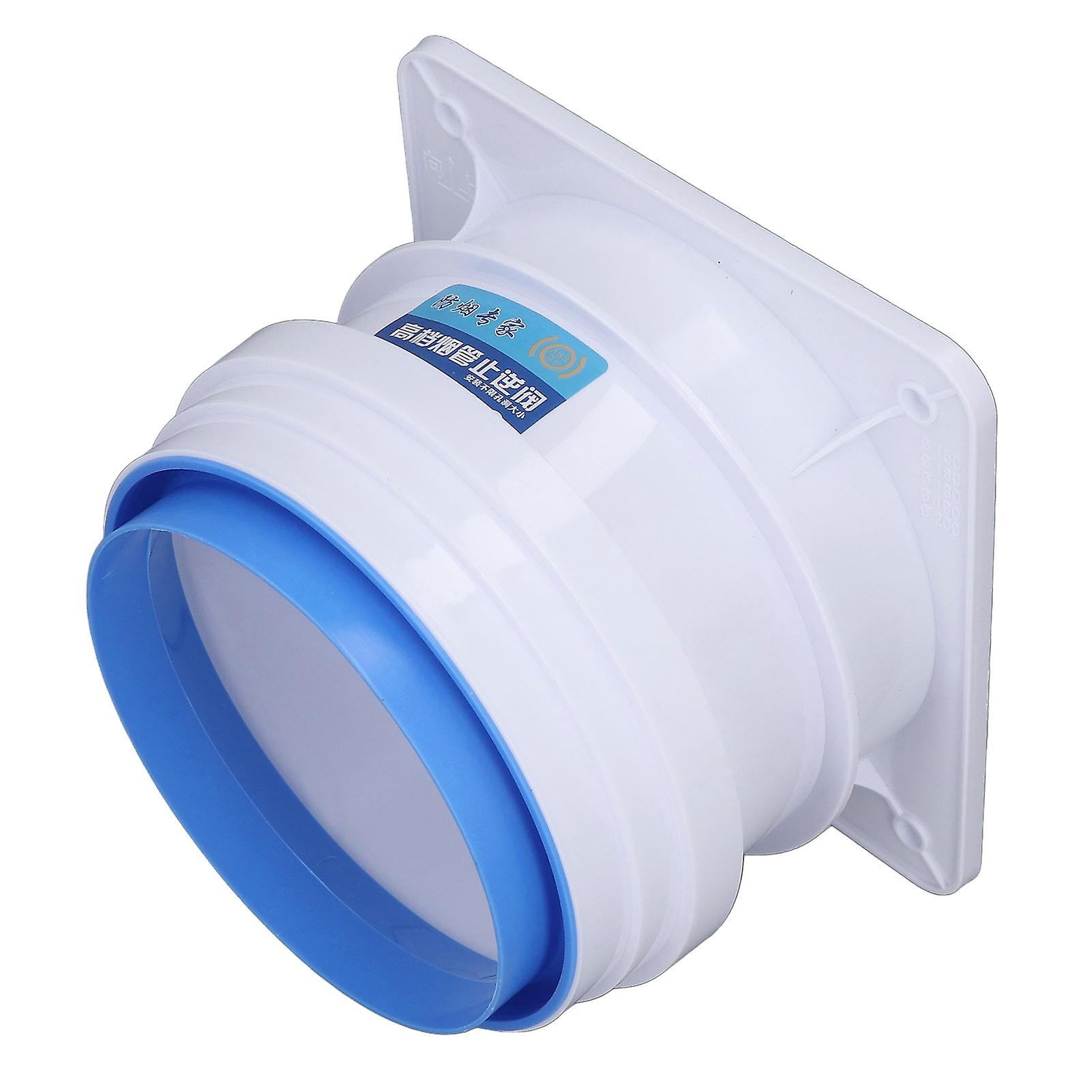 Backdraft Damper Draft Blocker 1 Way Airflow Stopper Duct Connector for 160‑200mm