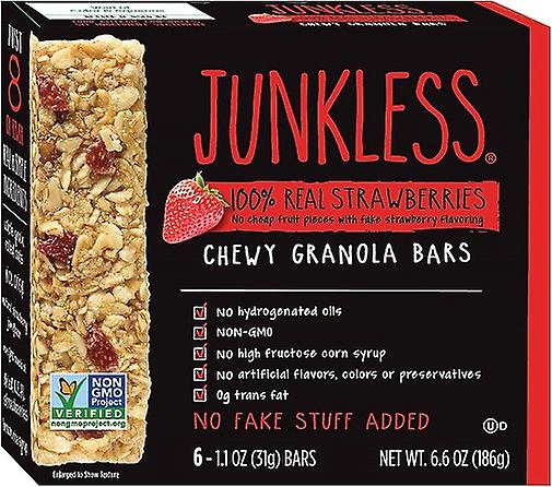 Junkless Non-GMO Chewy Granola Bars Echte Aardbeien