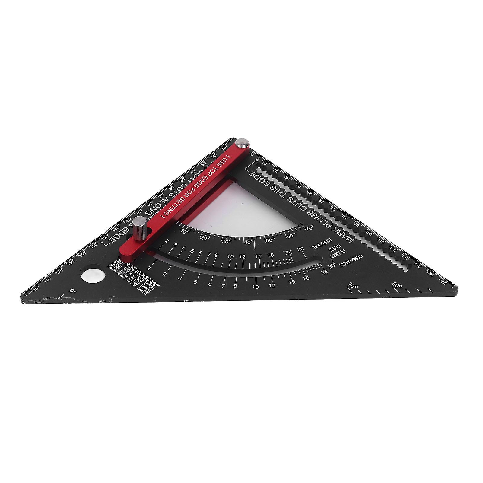Aluminum Alloy Adjustable Triangle Ruler with Goniometer for ...