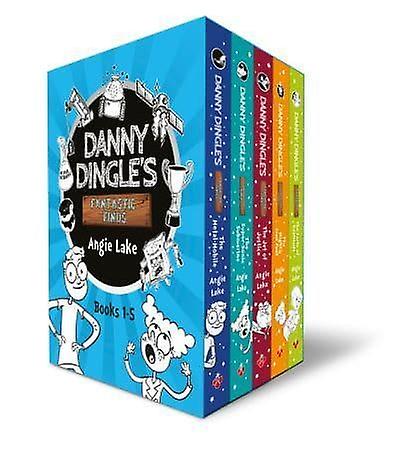 Danny Dingles Fantastic Finds 5 Book Box Set by Angie Lake Paperback Book