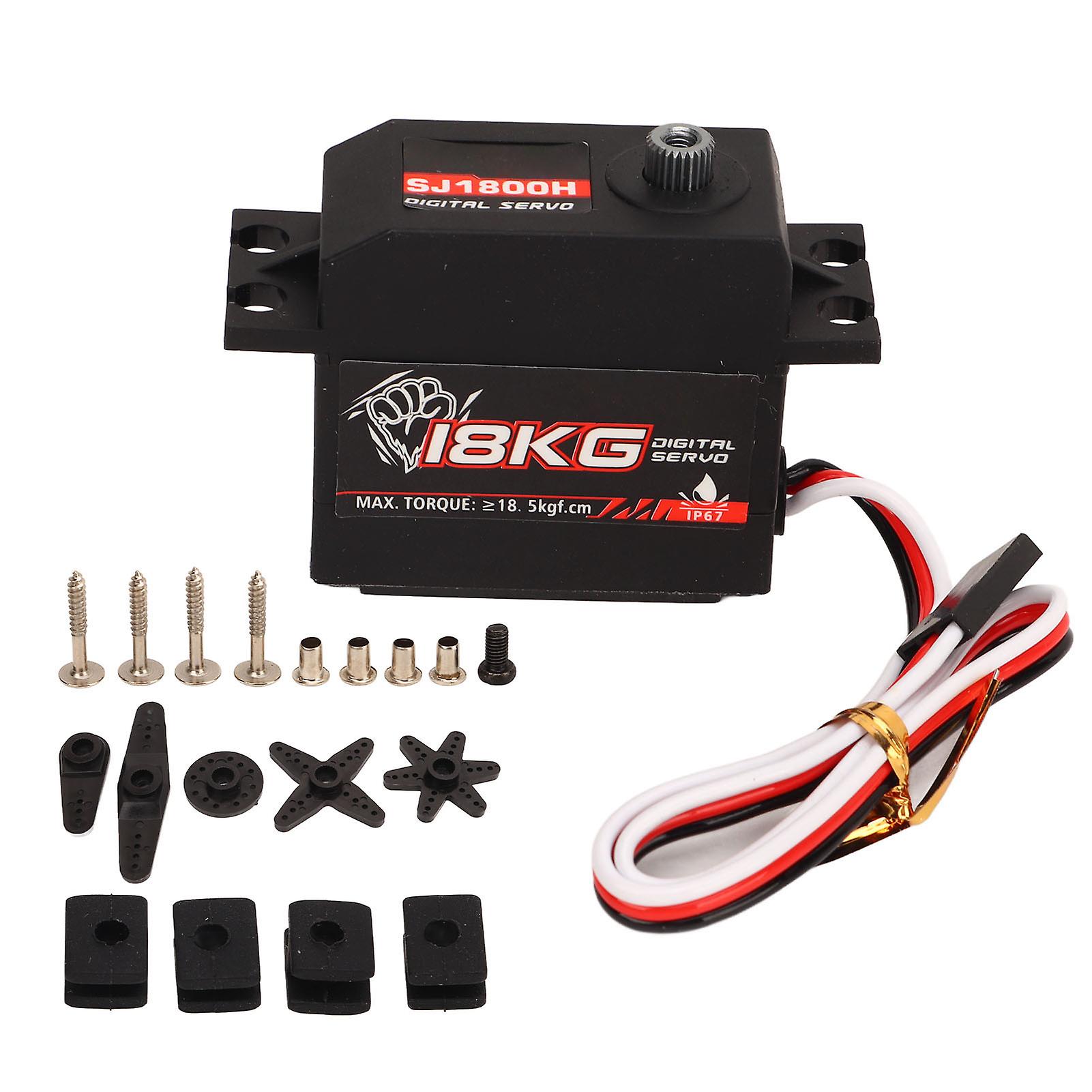 18kg Waterproof Digital Servo with Iron Core for RC Models - High Torque
