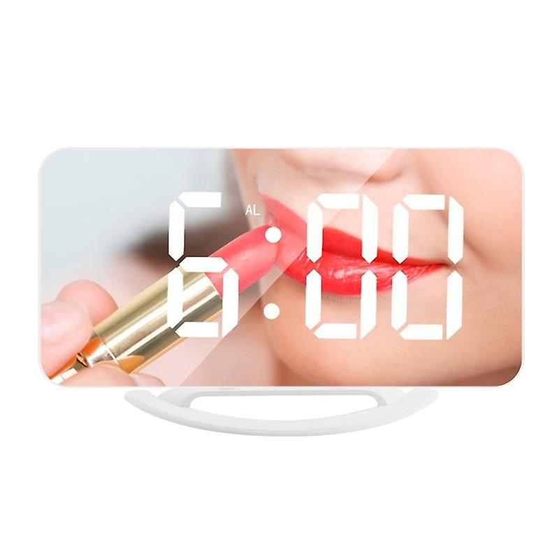 Multifunctional LED Makeup Mirror Desk Clock